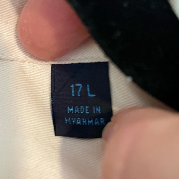 Men’s Ivory Dress Shirt - Picture 6 of 7